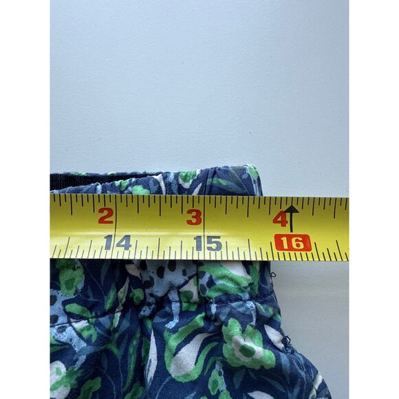 J.Crew Long-sleeve Cotton Poplin Pajama Set in Blue Fauna Floral Size Small - Picture 6 of 10